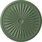 Ekena Millwork Leandros Ceiling Medallion (Fits Canopies up to 5"), 33 1/8"OD x 3 1/2"ID x 1 3/8"P, Athenian Green CM33LEAGF - alternate 1